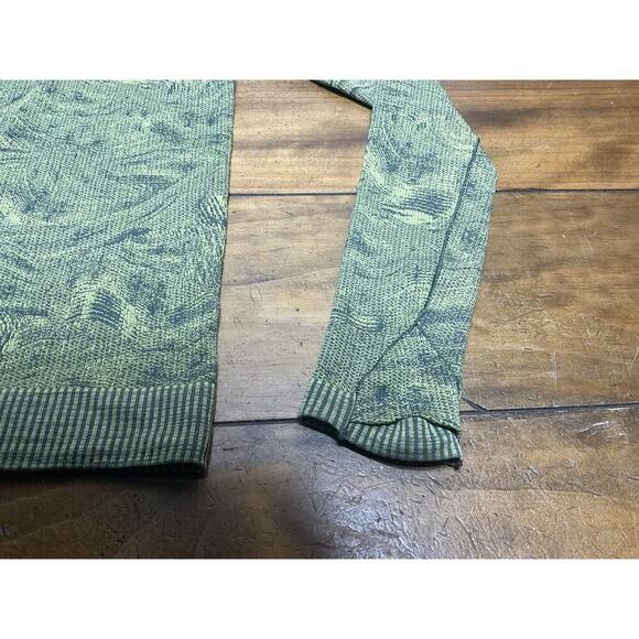 Lululemon Rest Less Pullover Smoked Spruce / Wasabi Long Sleeve - Picture 9 of 10